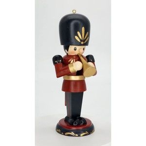 Zim's 1996 Wooden Trumpeter Handpainted Nutcracker Christmas Holiday Ornament